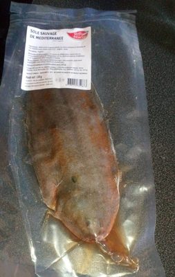 Sole sauvage de Méditerranée. front packaging