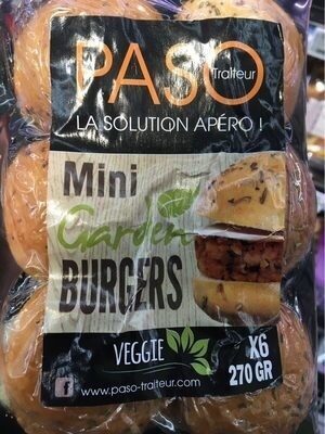 Mini garden burgers