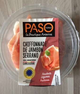 Chiffonnade de jambon serrano