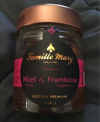Miel et framboise