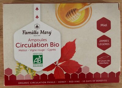 Ampoules circulation bio