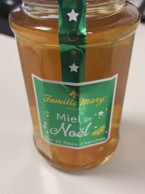 Miel de Noel front packaging