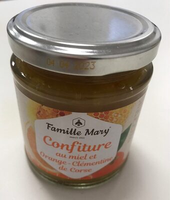 Confiture au miel et Orange-Clémentine de Corse
