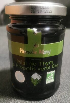 Miel de Thym & Propolis verte Bio