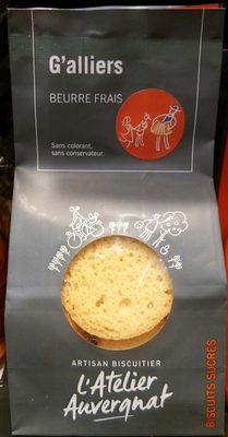 G'alliers beurre frais front packaging