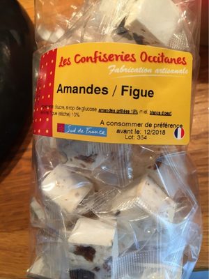 Nougat amandes figue front packaging