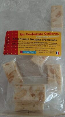 Assortiment de nougats colorés