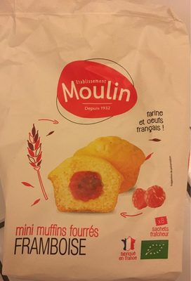 Mini muffins fourrés framboise