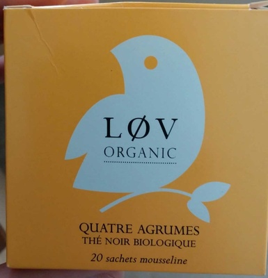 Quatre agrumes thé noir biologique