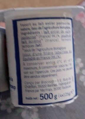 Yaourt Nature Equitable