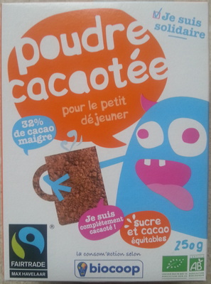 Poudre cacaotée petit déjeuner 32%