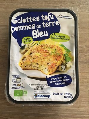 Galette Tofu Pommes De Terre, Bleu