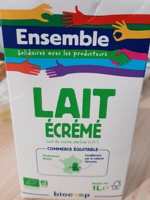 Lait écrémé UHT brique