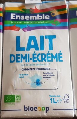 Lait demi écrémé