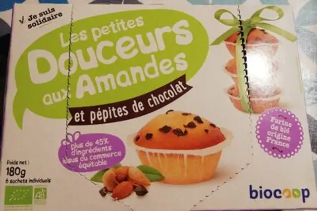 Les petites douceurs aux amandes front packaging