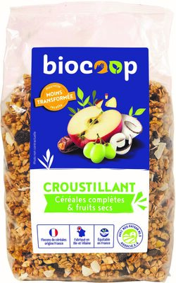 Muesli croustillant fruits secs