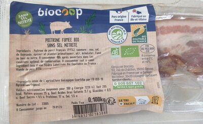 Poitrine porc cru fum s/sel nit (2)