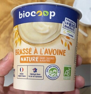Dessert brassé avoine nature 400g CC