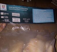 Dos de filets d'églefin