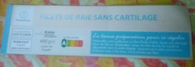 Filets de raie sans cartilage front packaging