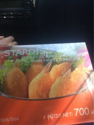 Pince de surimi aromatisees panées