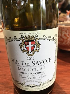 Vin de Savoie Mondeuse front packaging