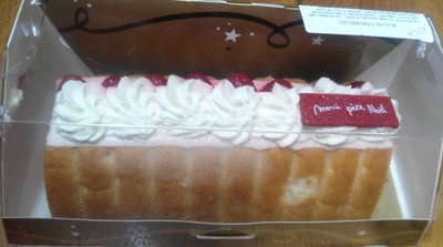 Bûche framboise