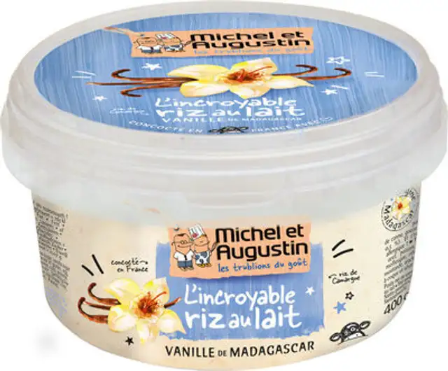 Riz au lait vanille de Madagascar front packaging