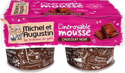 L'incroyable mousse au chocolat noir, 2x120ml