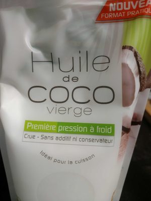 Huile De Coco Vierge Bio front packaging