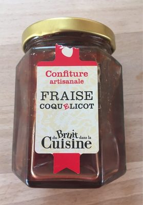Confiture fraise coquelicot