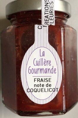 Confiture de fraise et sa note de coquelicot