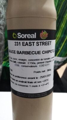 Sauce barbecue chipotle