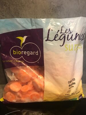 Les legumes surgeles (rondelles de carottes)