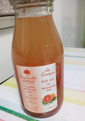 Pur jus de pamplemousse rose