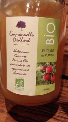 Pur jus de pomme bio