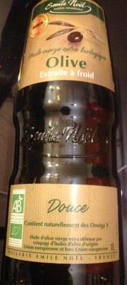 Huile d'olive douce front packaging