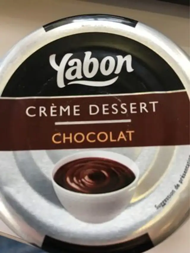 Creme dessert chocolat front packaging