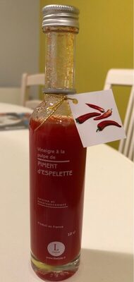 Vinaigre à la pulpe de Piment d'espelette