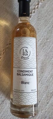 Condiment balsamique blanc