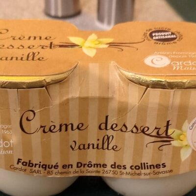 Crème dessert à vanille