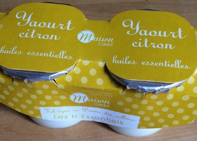 Yaourt citron huiles essentielles