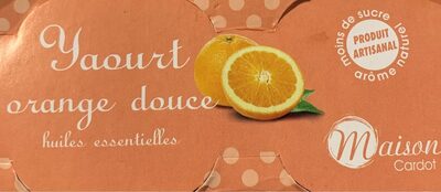 Yaourt orange douce huiles essencielles