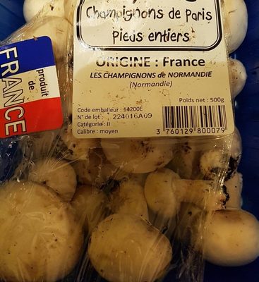 Champignons de Paris pieds entiers