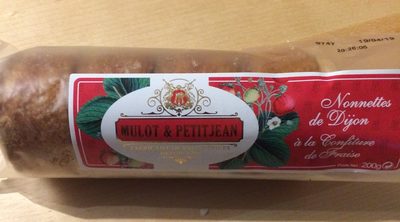 Nonnettes de dijon a la confiture de fraise front packaging