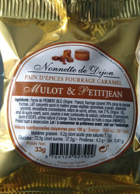 Nonnette Individuelle Caramel