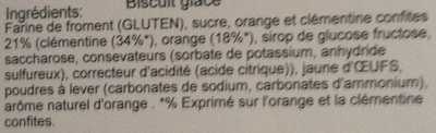 Pain d'épices ingredients label