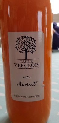 Nectar d'abricot Bergeron front packaging