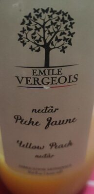 Nectar de pêche jaune