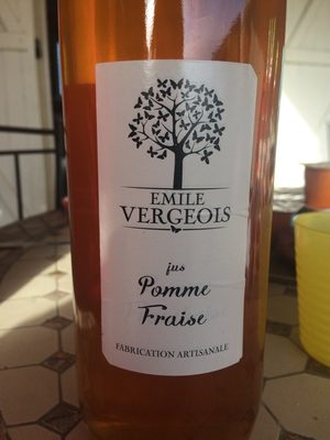 Jus de pomme et framboise artisanal PATRICK FONT